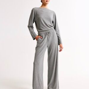 Abercrombie & Fitch Gray Jumpsuit